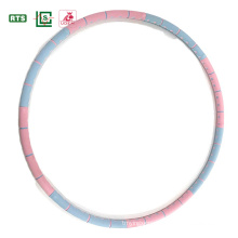 2021 Wholesale Hula Fitness Gym Detachable Hoop Pvc Customized Logo Available Dia 95cm hula ring